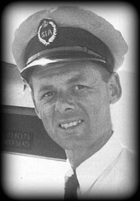 Brian Chadwick in pilot uniform.