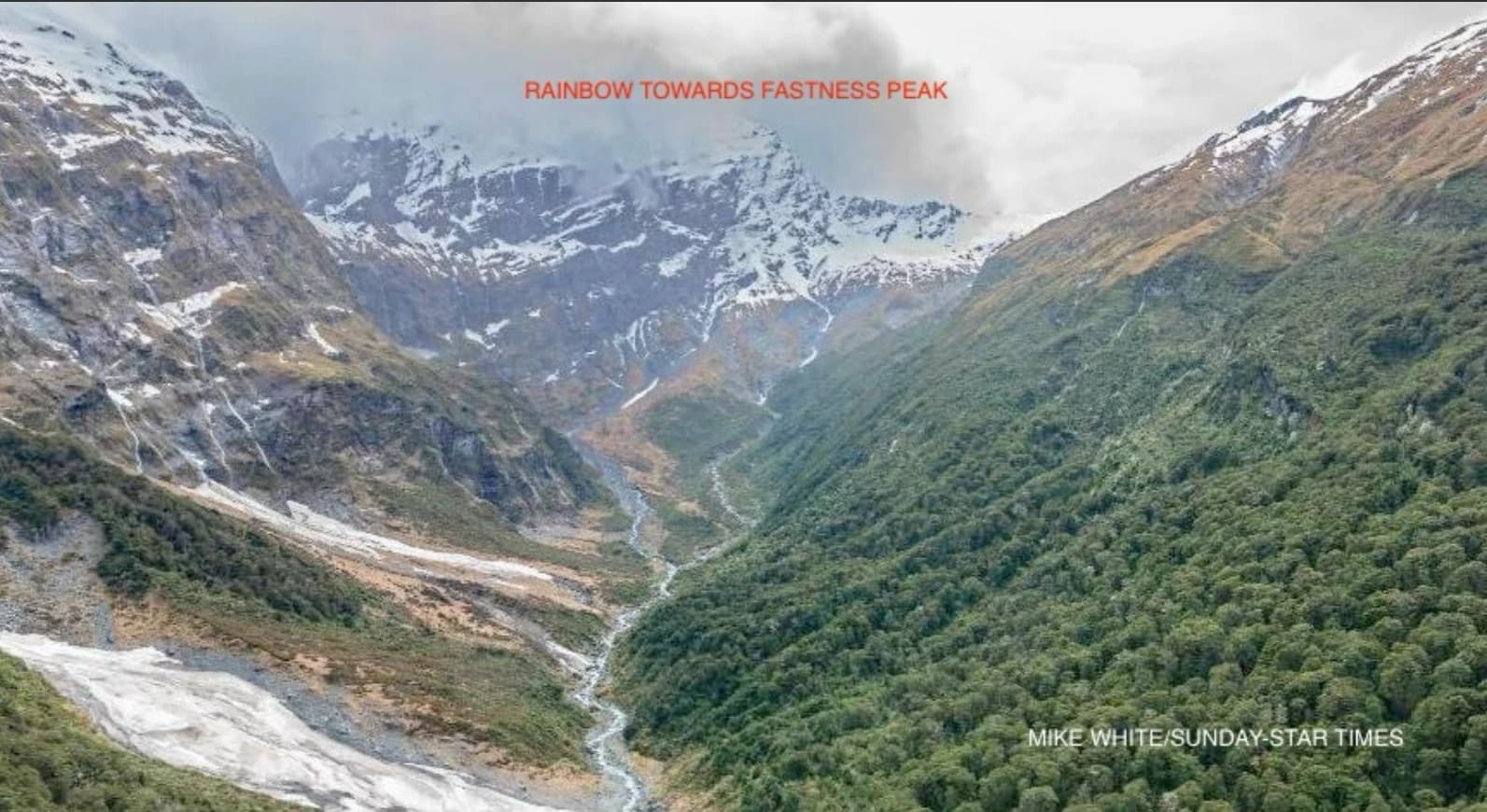 Rainbow Valley looking towards Fastness Peak.